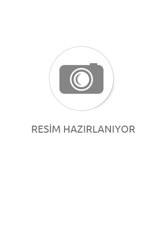 Ekru Limon Desenli Çıtçıtlı Şifon Kaftan