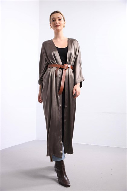 Vizon Yarasa Kol Kimono - Şaman Butik Vizon Yarasa Kol Kimono