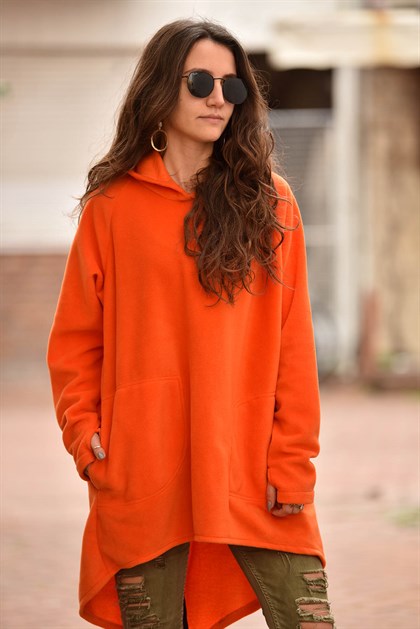 WOMEN FASHION Jumpers & Sweatshirts Oversize Zara jumper discount 48% Orange L 